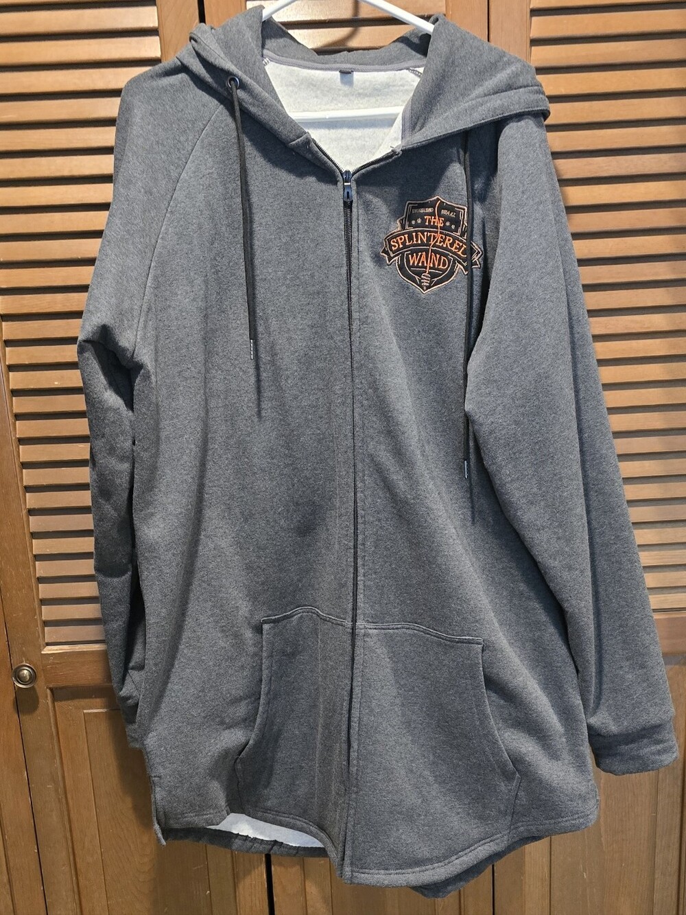 Rare - The Splintered Wand Seattle Wizard Zip-Up Hoodie Gray Oversized XL